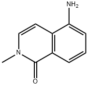 5-氨基-2-甲基异喹啉-1(2H)-酮, 42792-97-2, 结构式
