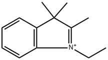 3H-Indolium, 1-ethyl-2,3,3-trimethyl- Struktur