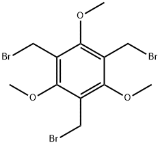 1,3,5-三(溴甲基)-2,4,6-三甲氧基苯, 434323-17-8, 结构式