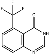 4(3H)-Quinazolinone, 5-(trifluoromethyl)-,436-73-7,结构式