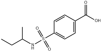 4-[(丁-2-基)氨磺酰基]苯甲酸, 436091-85-9, 结构式