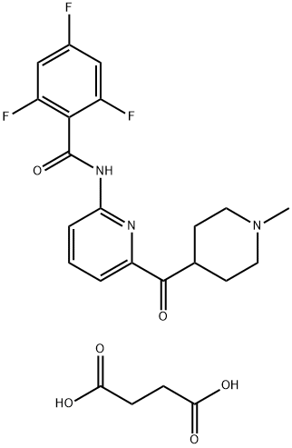琥珀酸拉斯米迪坦,439239-92-6,结构式