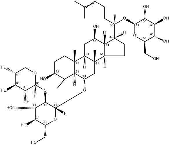 Ginsenoside R1 Struktur