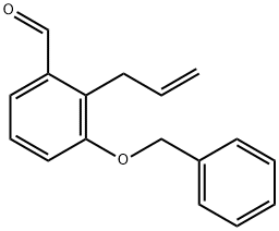 Benzaldehyde, 3-(phenylmethoxy)-2-(2-propen-1-yl)-,441022-51-1,结构式