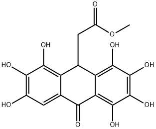 Rubanthrone A, 441764-20-1, 结构式
