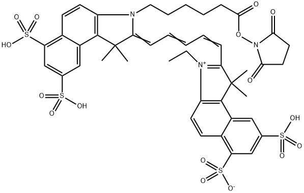 Cy5.5-SE, 442912-55-2, 结构式