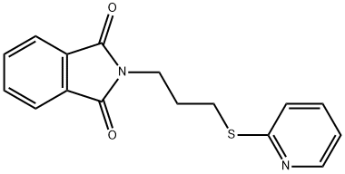 2-[3-(pyridin-2-ylsulfanyl)propyl]-2,3-dihydro-1H-isoindole-1,3-dione Structure