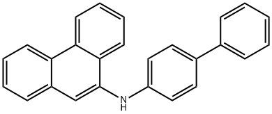 N-([1,1'-ビフェニル]-4-イル)フェナントレン-9-アミン 化学構造式