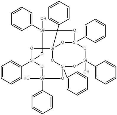 三硅醇苯基-笼形聚倍半硅氧烷,444315-26-8,结构式