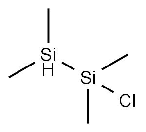 Disilane, 1-chloro-1,1,2,2-tetramethyl-,4455-83-8,结构式