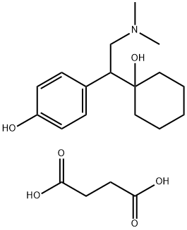 去甲文拉法辛(O-去甲文拉法辛)琥珀酸, 448904-47-0, 结构式