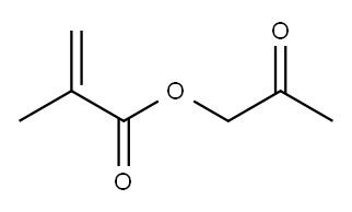 アセチルメチルメタクリレート 化学構造式