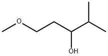 1-methoxy-4-methylpentan-3-ol 化学構造式