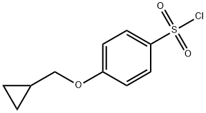 4-(环丙基甲氧基)苯磺酰氯, 449211-72-7, 结构式
