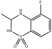 5-氟-3-甲基-3,4-二氢-2H-苯并[E][1,2,4]噻二嗪1,1-二氧化物, 452307-81-2, 结构式