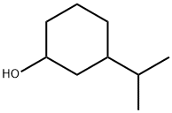 Cyclohexanol, 3-(1-methylethyl)- Structure