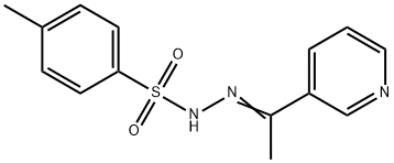 3-Acetylpyridine p-toluensulfonylhydrazone 化学構造式