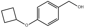 Benzenemethanol, 4-(cyclobutyloxy)- Struktur