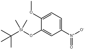 Benzene, 2-[[(1,1-dimethylethyl)dimethylsilyl]oxy]-1-methoxy-4-nitro-,460080-70-0,结构式