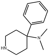 N,N-二甲基-4-苯基哌啶-4-胺, 46367-53-7, 结构式