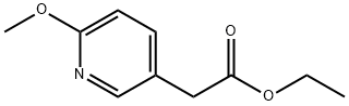 2-(6-甲氧基-3-吡啶基)乙酸乙酯,464152-40-7,结构式
