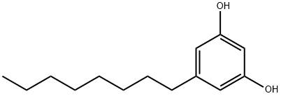 1,3-Benzenediol, 5-octyl- Struktur