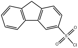9H-fluorene-3-sulfonyl chloride Structure