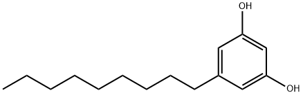 1,3-Benzenediol, 5-nonyl- Structure