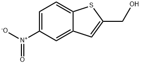 Benzo[b]thiophene-2-methanol, 5-nitro- 化学構造式