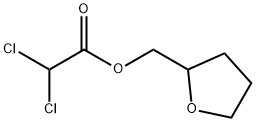 Acetic acid, 2,2-dichloro-, (tetrahydro-2-furanyl)methyl ester Structure