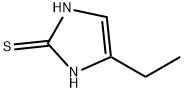 4-乙基-1H-咪唑-2-硫醇, 4708-63-8, 结构式