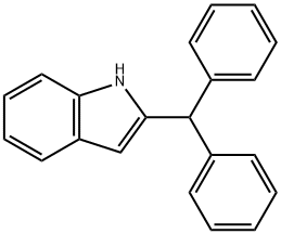 1H-Indole, 2-(diphenylmethyl)-,47223-94-9,结构式
