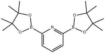 Pyridine, 2,6-bis(4,4,5,5-tetramethyl-1,3,2-dioxaborolan-2-yl)- 结构式