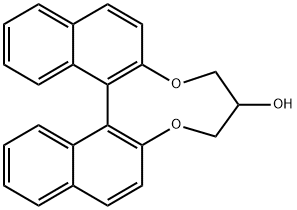 7,8-Dihydro-6H-5,9-dioxa-binaphthalenyl[a,c]cyclononen-7-ol Structure