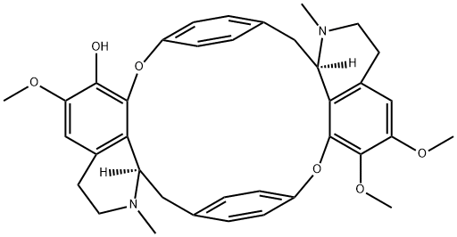 降轮环藤宁, 478-63-7, 结构式