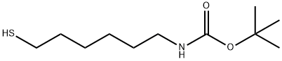 Carbamic acid, N-(6-mercaptohexyl)-, 1,1-dimethylethyl ester Structure