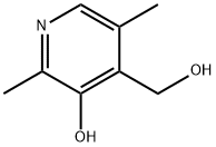 4-(羟甲基)-2,5-二甲基吡啶-3-醇 结构式