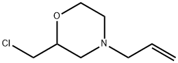 Morpholine,2-(chloromethyl)-4-(2-propen-1-yl)- 结构式