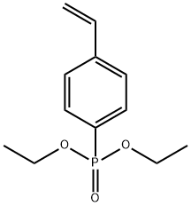 Phosphonic acid, P-(4-ethenylphenyl)-, diethyl ester Structure