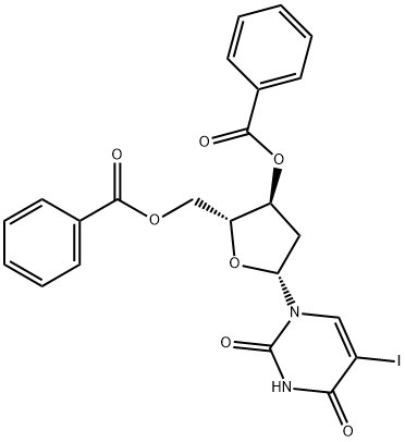 2'-Deoxy-5-iodouridine 3',5'-Dibenzoate Structure