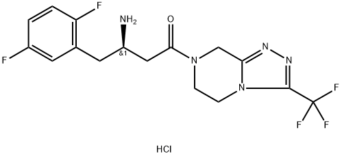Sitagliptin EP Impurity B HCl Structure