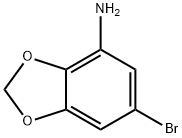 1,3-Benzodioxol-4-amine, 6-bromo- Struktur