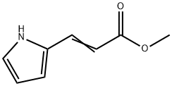 2-Propenoic acid, 3-(1H-pyrrol-2-yl)-, methyl ester Struktur