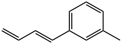 Benzene, 1-(1E)-1,3-butadien-1-yl-3-methyl- Structure