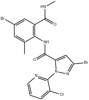 溴虫苯甲酰胺 结构式