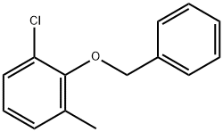 Benzene, 1-chloro-3-methyl-2-(phenylmethoxy)- Struktur