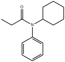 N-cyclohexyl-N-phenylpropanamide Struktur