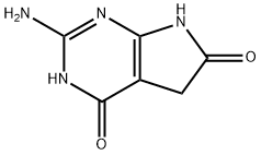 2-氨基-5,7-二氢-3H-吡咯并[2,3-D]嘧啶-4,6-二酮 结构式