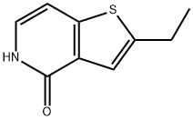 2-ethyl-4H,5H-thieno[3,2-c]pyridin-4-one 结构式