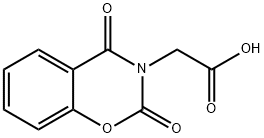 2H-1,3-Benzoxazine-3(4H)-acetic acid, 2,4-dioxo- Structure